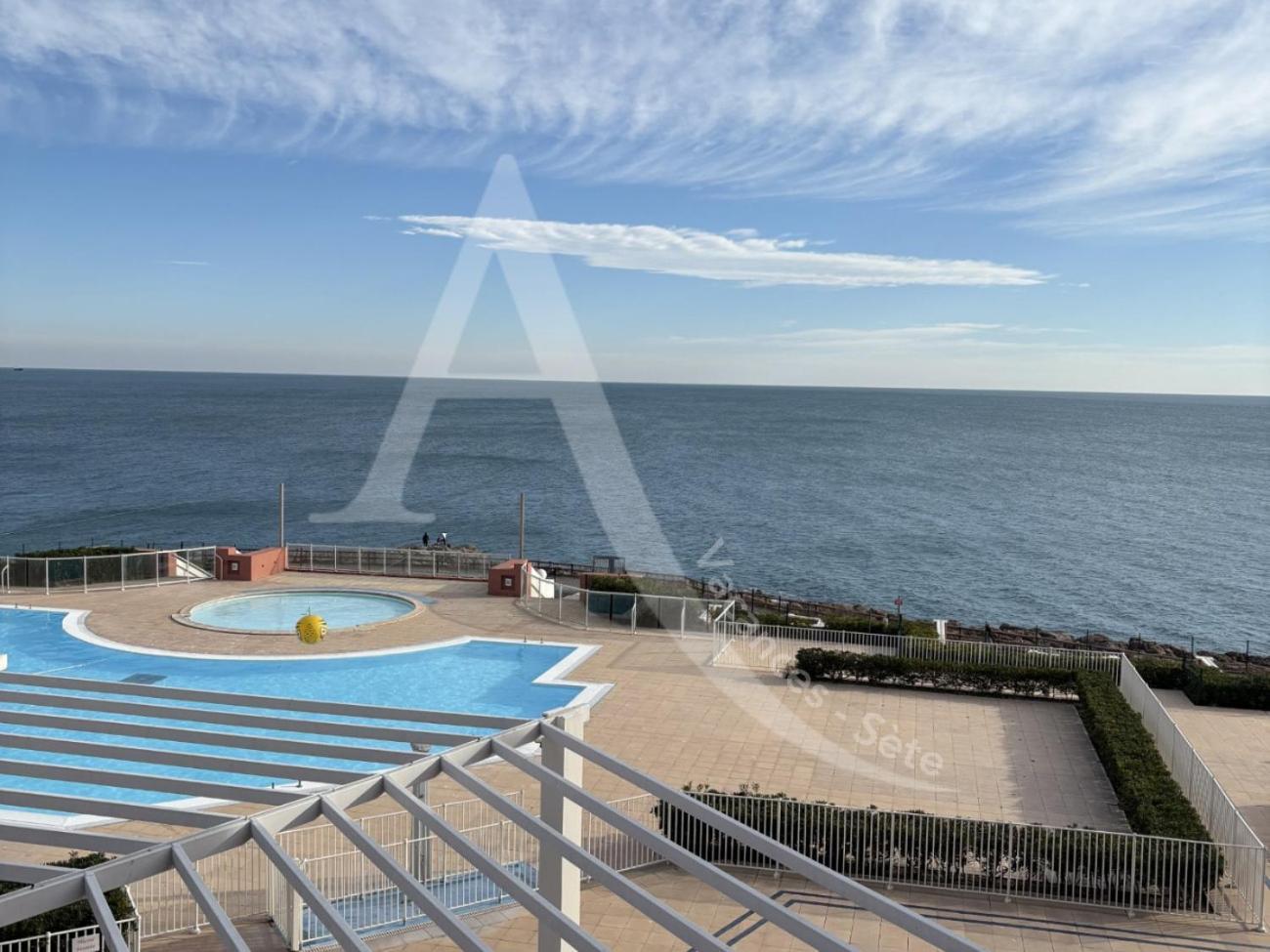Studio 4 Pers, Pkg, Piscine, Tennis, Vue Mer Sète Extérieur photo