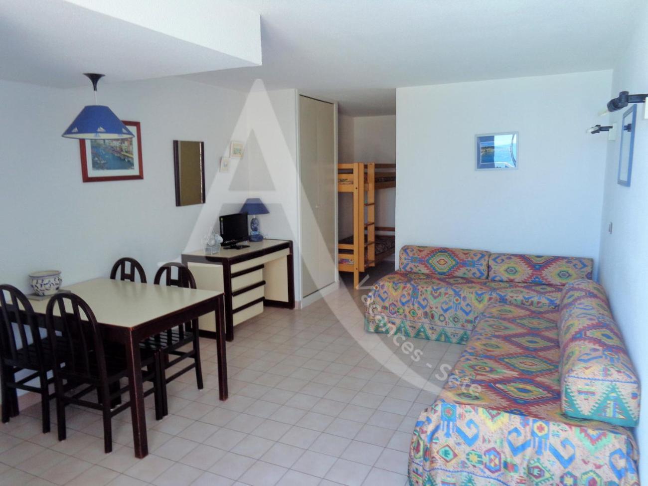Studio 4 Pers, Pkg, Piscine, Tennis, Vue Mer Sète Extérieur photo