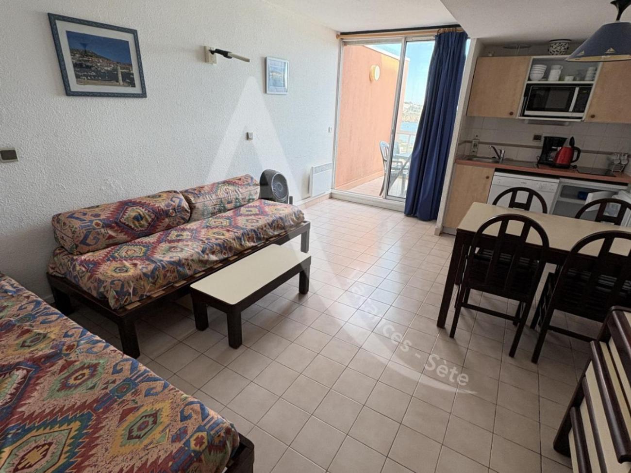 Studio 4 Pers, Pkg, Piscine, Tennis, Vue Mer Sète Extérieur photo