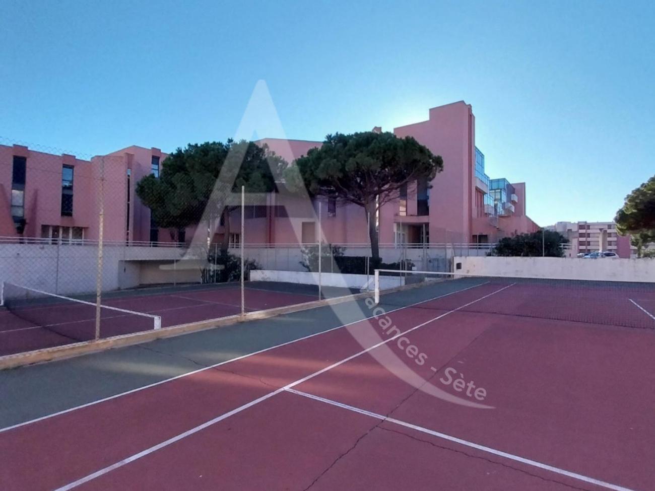 Studio 4 Pers, Pkg, Piscine, Tennis, Vue Mer Sète Extérieur photo