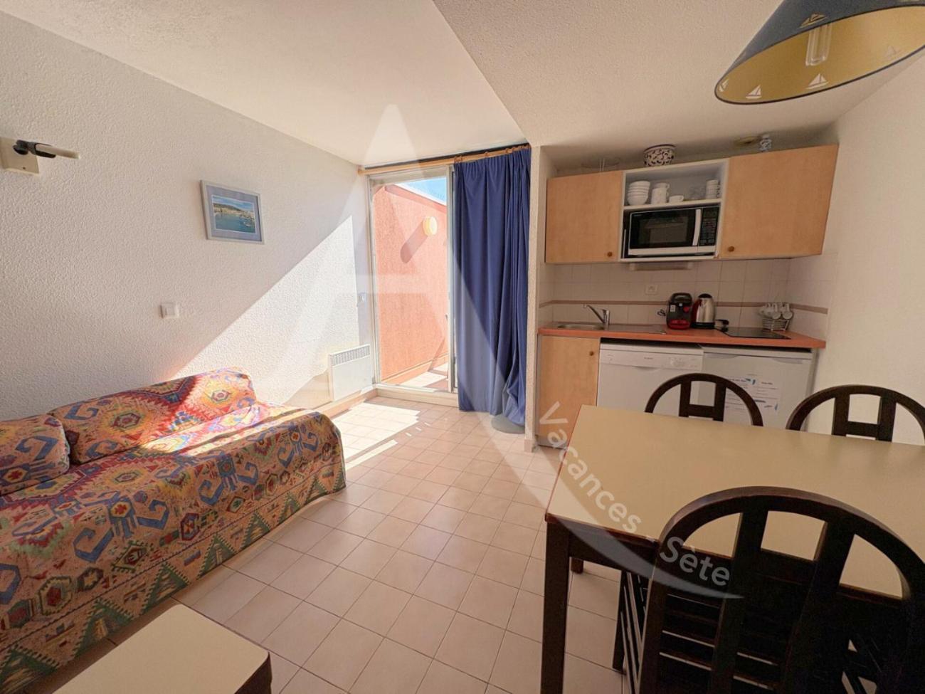 Studio 4 Pers, Pkg, Piscine, Tennis, Vue Mer Sète Extérieur photo